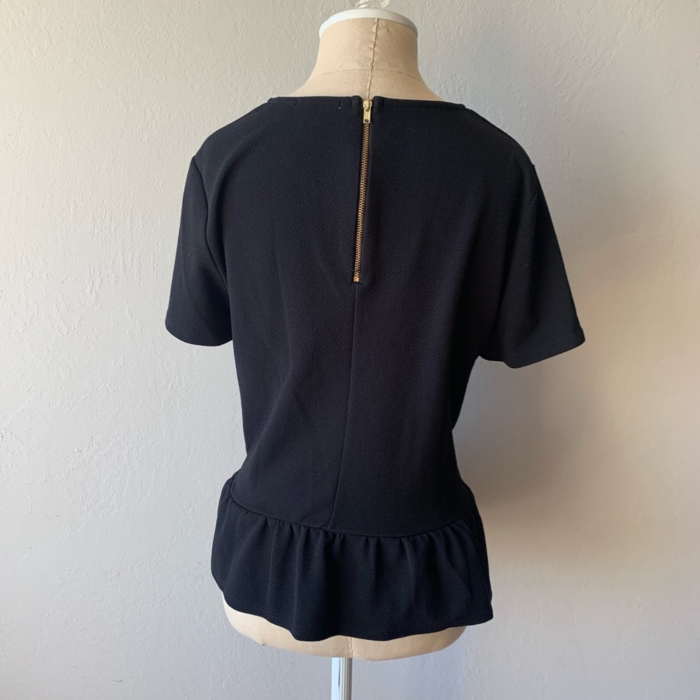 Bar III Black Blouse Top